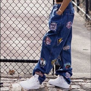 Vintage 1996 NBA Basketball Jeans Spacejam